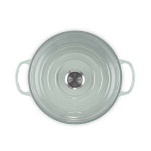 Le Creuset Signature Sea Salt Cast Iron Shallow Casserole 26cm